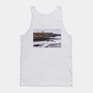 Waves battering the coast near Dustanburgh castle Northumberland, UK Tank Top